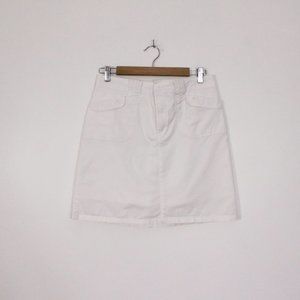 *My Style White Structured Cargo Skort